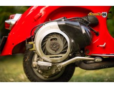 Vespa 150 Red – Classic Italian Scooter with 150cc Power